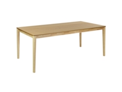 Mesa de comedor para 8 personas BELIANI Ermelo de MDF Madera clara 100x100x76