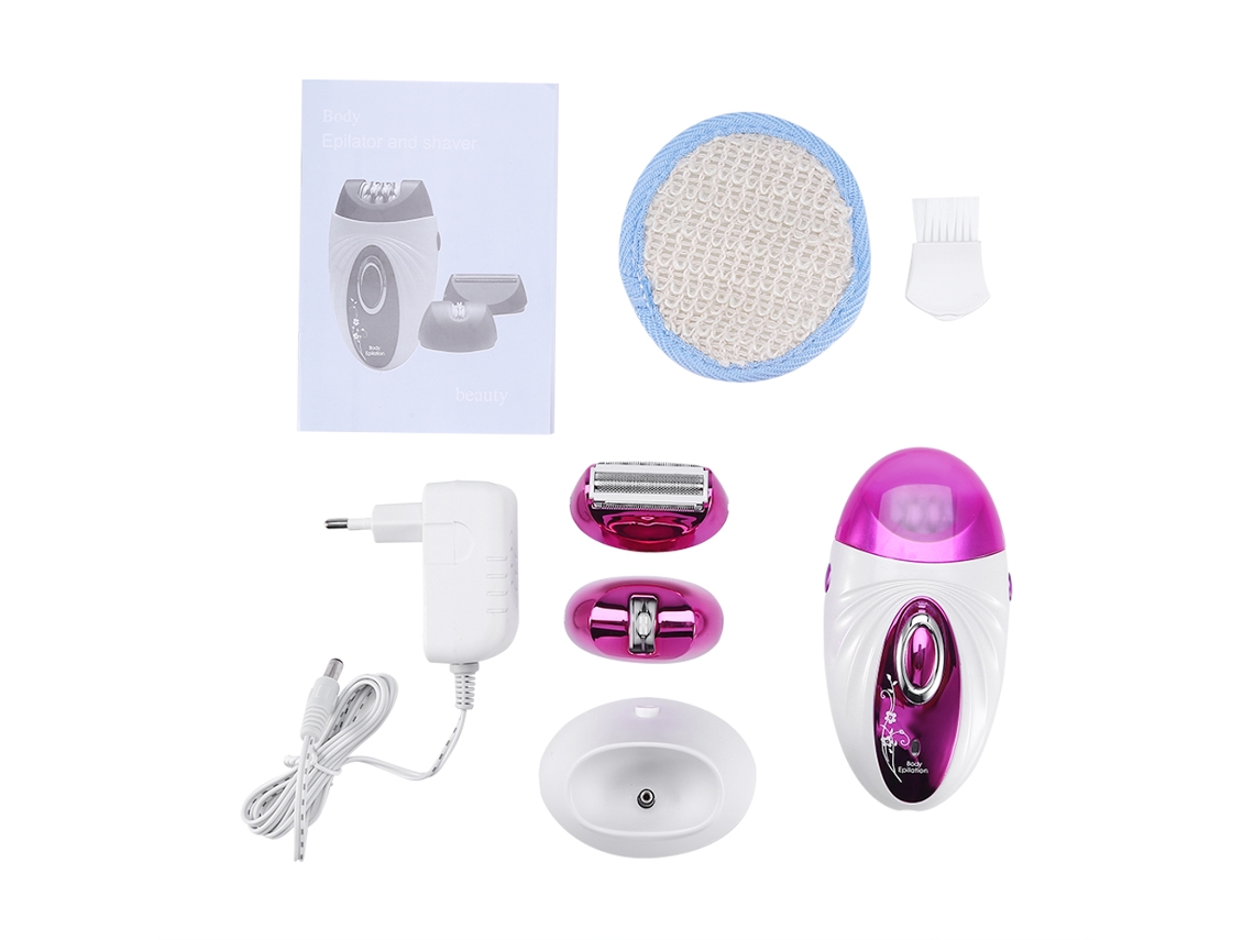 Depiladora Eléctrica Recargable Surker 3 En 1 Para Mujer Máquina De Depilación Y Afeitado