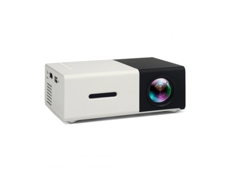 Proyector Yg300 Hd 1080P Led Home Theater Cinema Usb Av Sd Mini Portable Black White US Plug