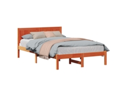 Maison Exclusive - Estructura De Cama Marrón 120 X 190 Cm Madera Maciza De Pino