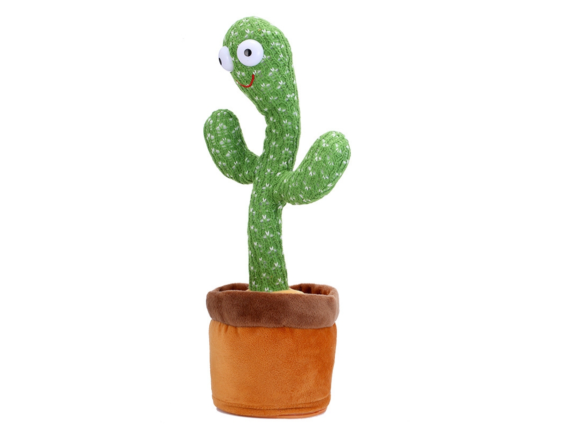 Peluche interactivo de cactus bailarín que canta y habla Stelasplen (edad mínima 3 años)