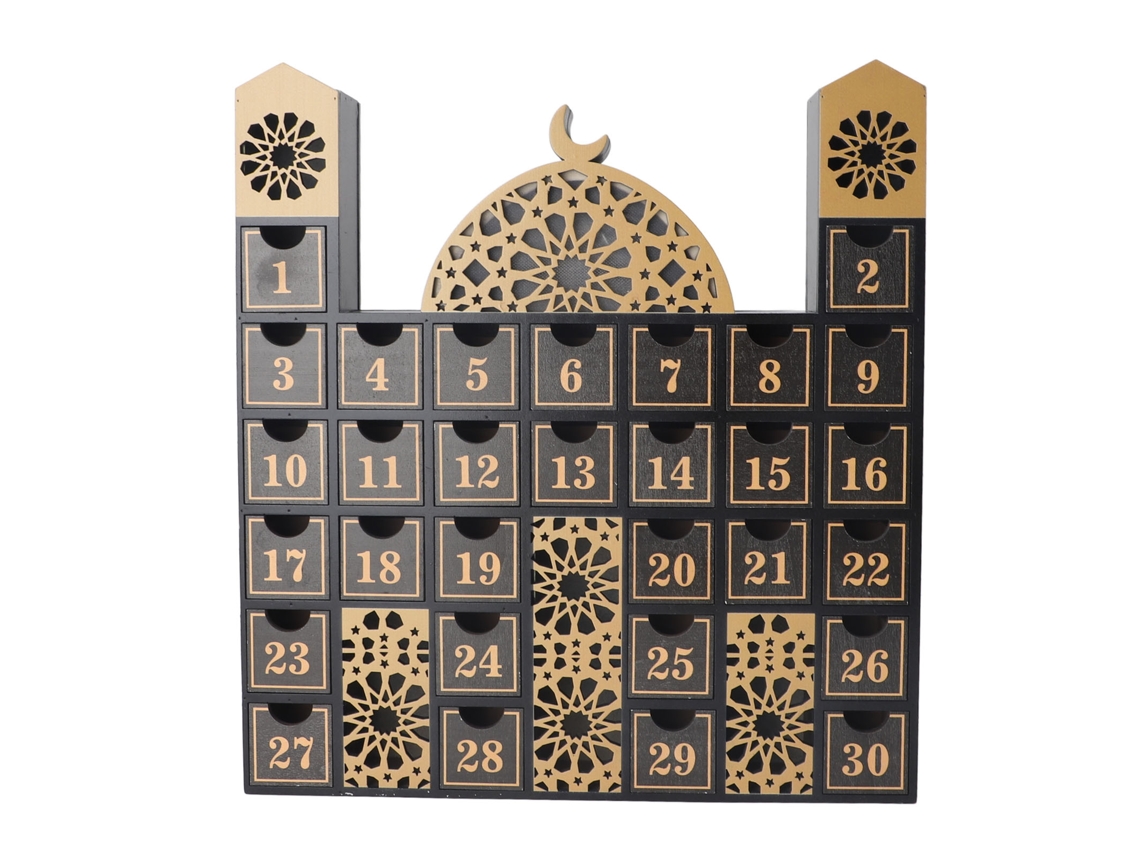 Calendario de cuenta regresiva de Ramadán con luz LED para el Eid