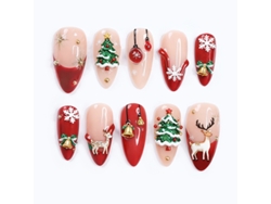 El formato de diseño navideño en 3D adopta un estilo navideño artesanal.