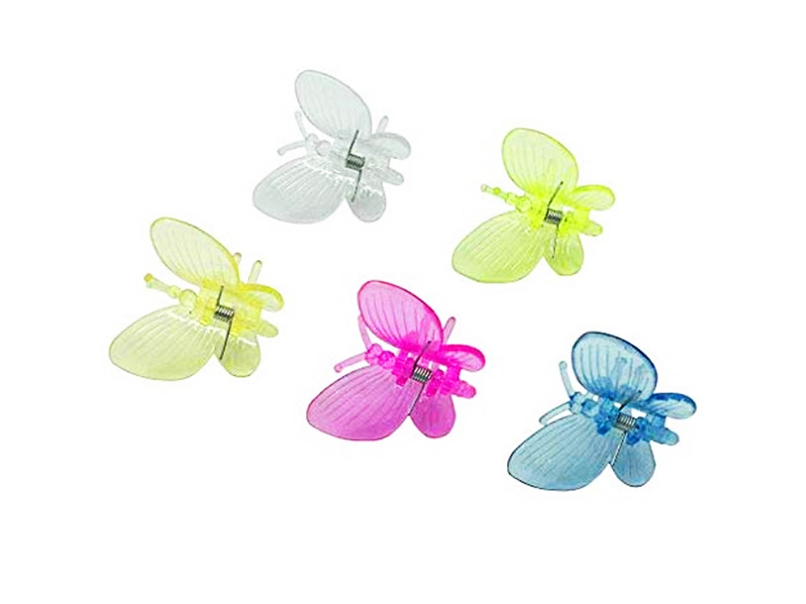 KOFIHETY Pinzas para plantas trepadoras, soporte suave y seguro, pinzas reutilizables para orquídeas para sujetar enredaderas y flores, diseño de mariposa enca