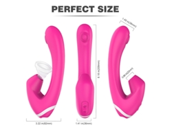 Masturbador Femenino, Masaje Vibratorio Con Ventosa Multifrecuencia (rojo)