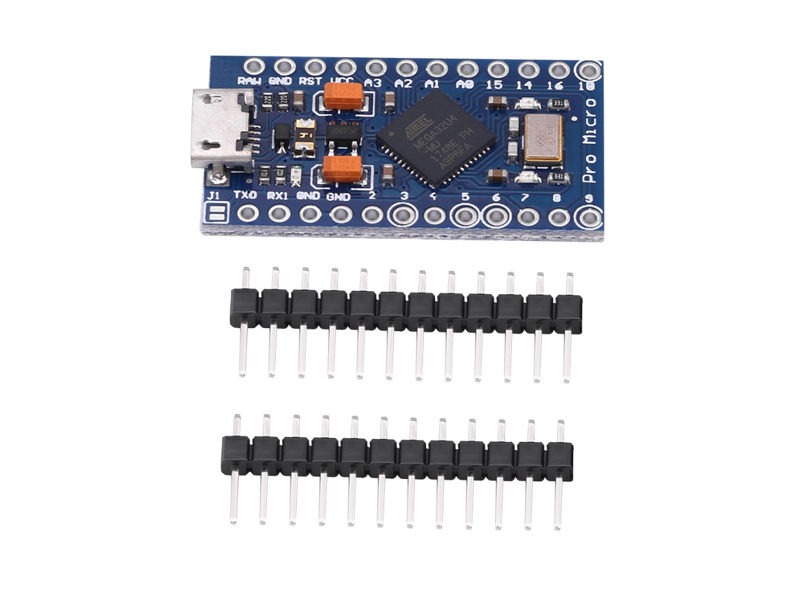 Placa De Desarrollo Microcontrolador Pro Micro Atmega32u4 5v/16mhz Scm Mcu
