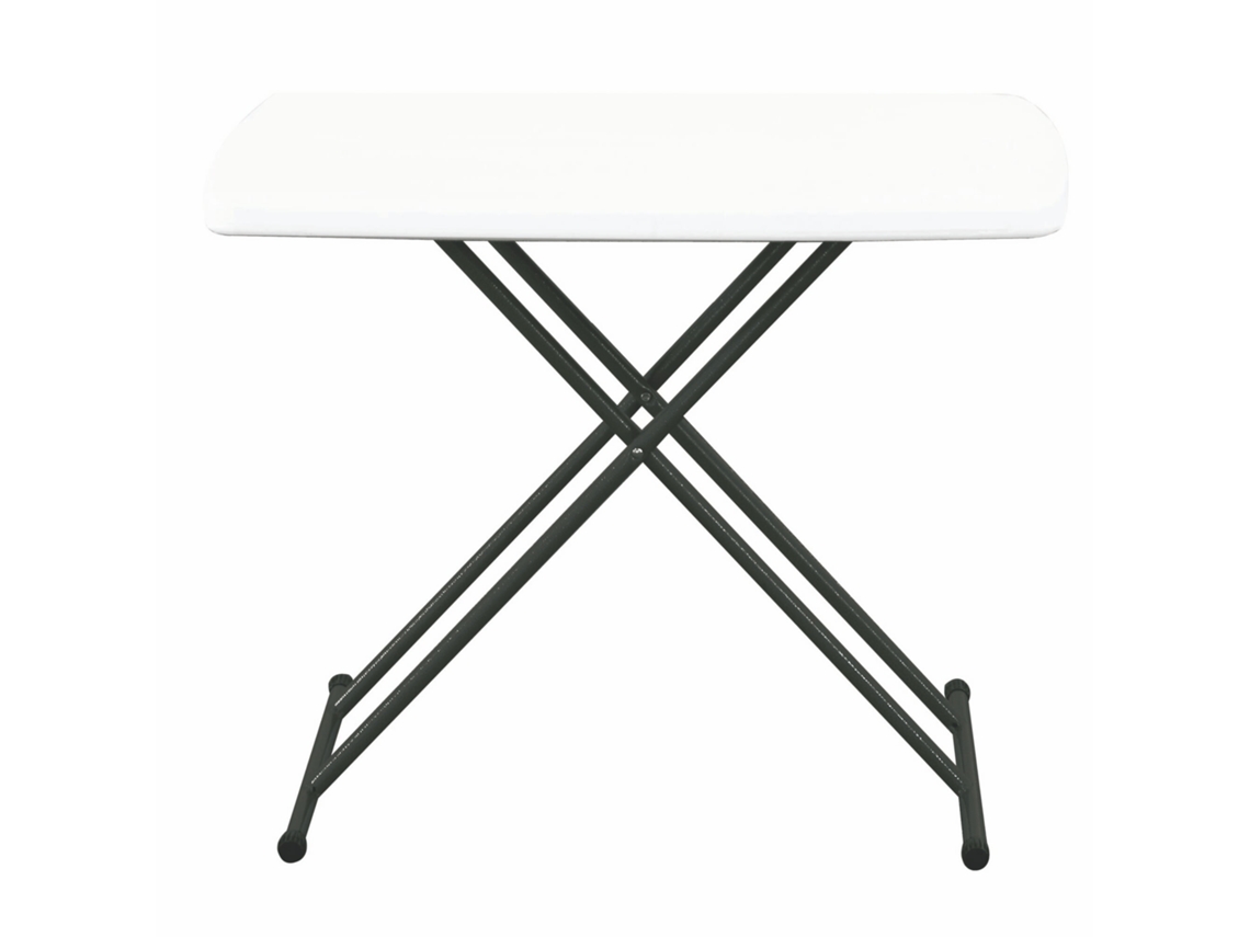 GARBAR EASY Mesa Rectangular Plegable Interior Exterior 755x495 Blanco