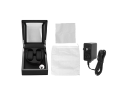 Caja de almacenamiento para relojes mecánicos con 2 posiciones, carga automática, enchufe de 100-240 V.