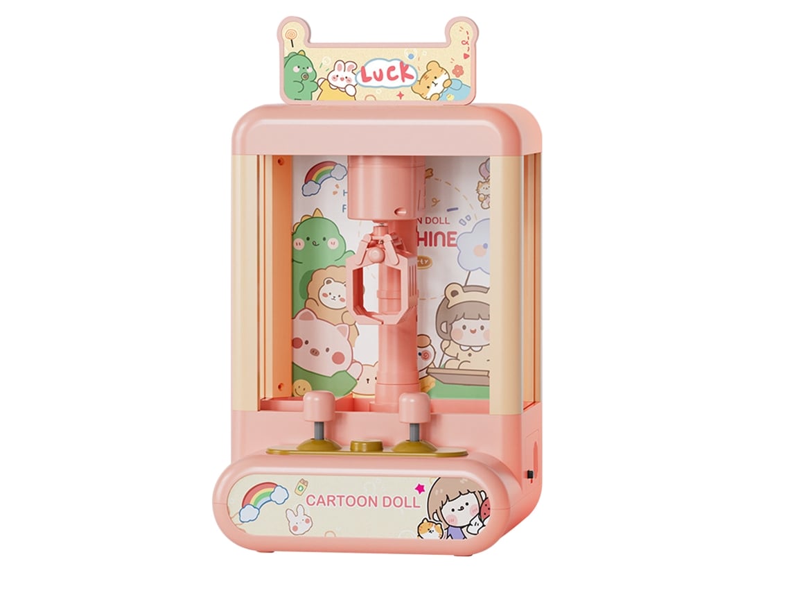 Mini Máquina De Garras Para Niños Con Muñecos Y Pelotas, Luces Y Música.