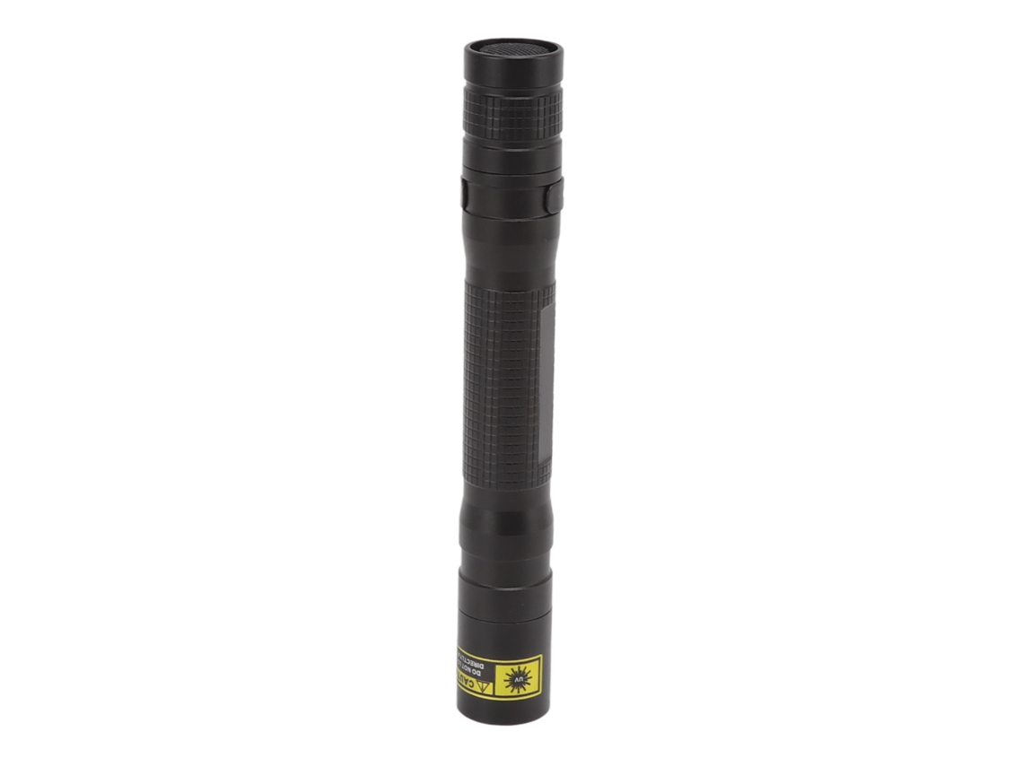 Linterna Uv De 365 Nm Fabricada En Aleación De Aluminio Con Clip Tipo Bolígrafo Para Detección Y Curado.