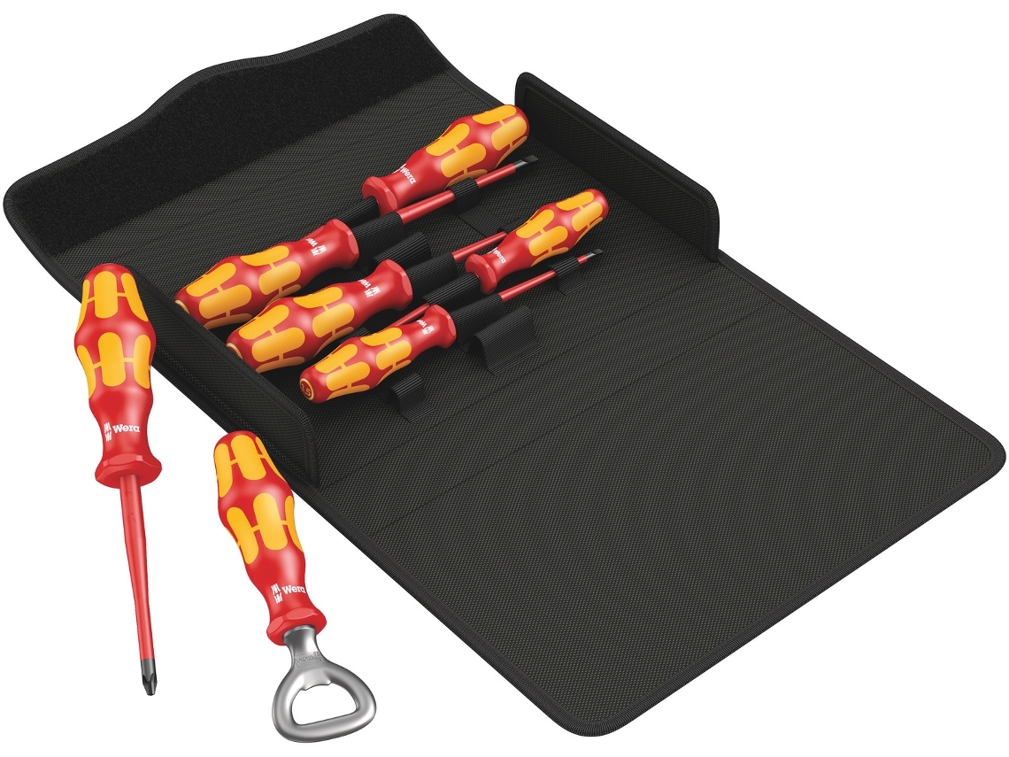 Juego de destornillador Kraftform Plus Kraftform 100 iS/7 Set 2 WERA 05136022001