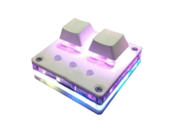 Teclado mecánico para juegos Osu Mini de 2 teclas con programación de macros e interruptor azul. Ly Ebike