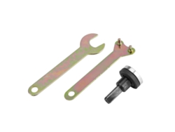 Kit De Tuercas De Brida Internas Y Externas Con Llave Para Pulidora Angular (mango De 10 Mm)