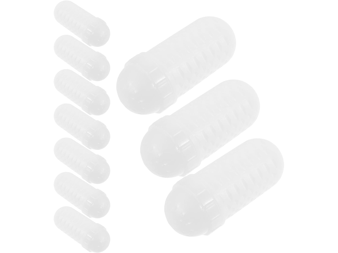 Cajas y organizadores de plástico para cebo de exterior.