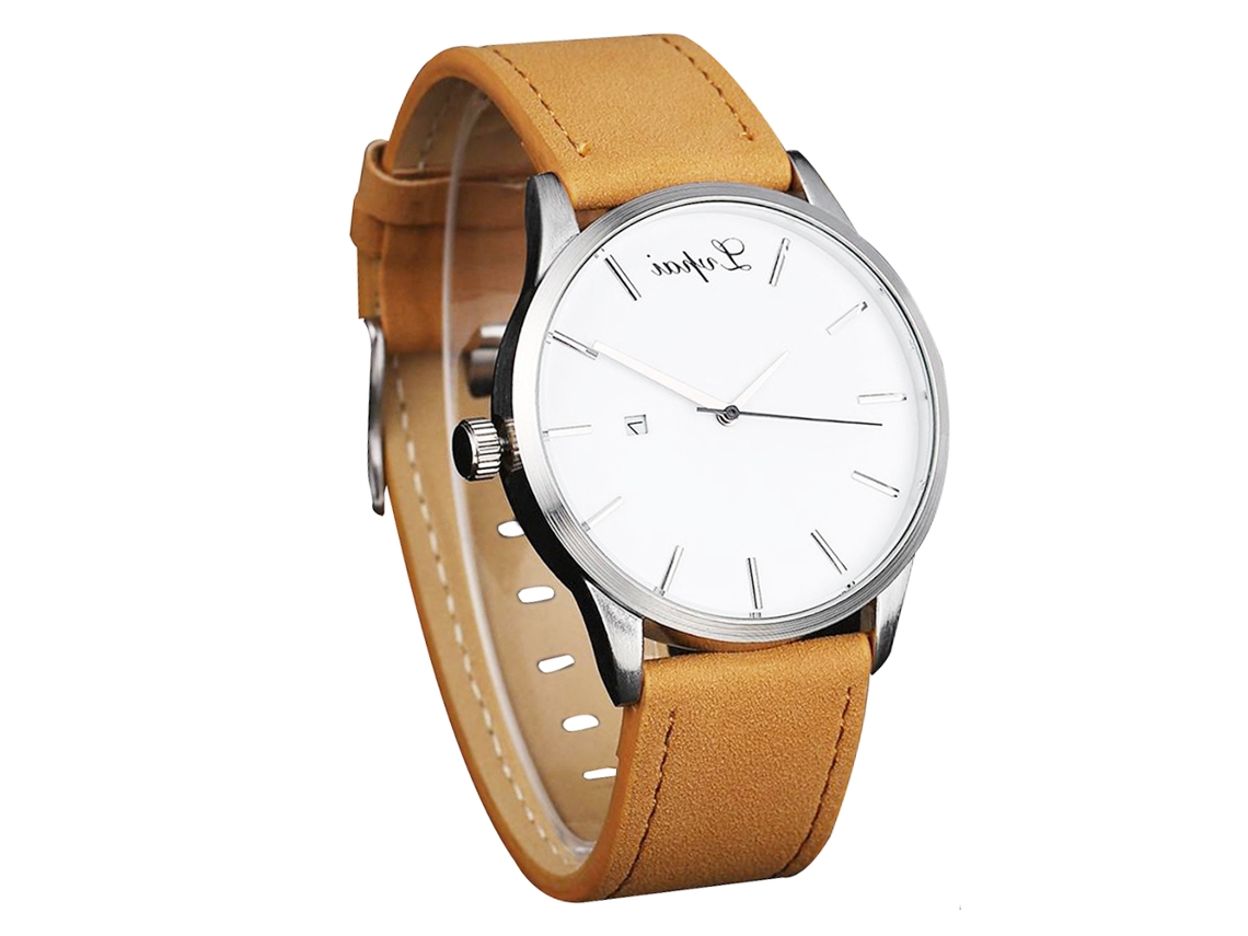 Reloj De Pulsera Deportivo Casual De Cuarzo Para Hombre Con Correa De Silicona Naviforce Negro+naranja