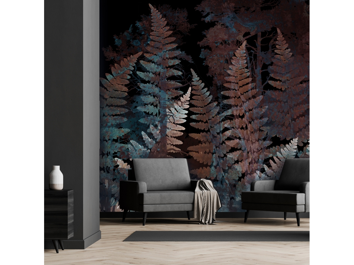 Papel de Pared ARTGEIST Ferns in the Woods - Third Variant (200x140)