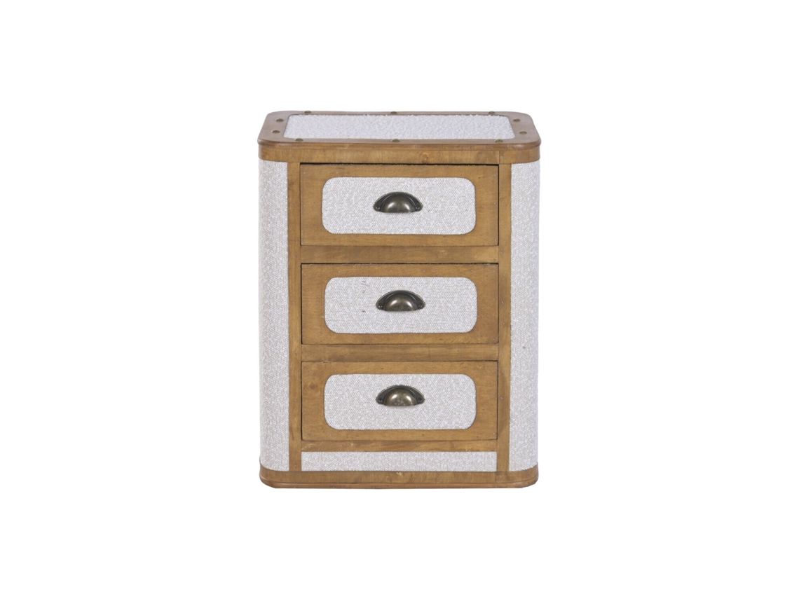 Cajonera Madera Poliester Borreguito 48x36x60cm