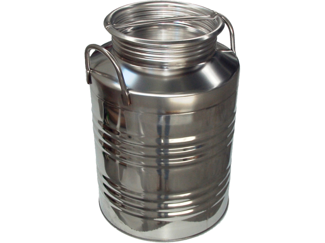 Tanque acero inoxidable bajo - 75 l