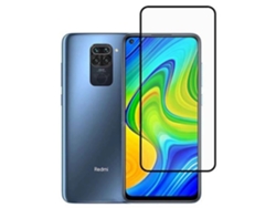 EVELATUS Full Cover 2.5D Vidrio Xiaomi Redmi Note 9 Antiestático / Pegamento Negro Japón