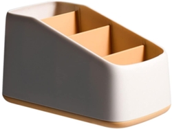 Caja de almacenamiento para control remoto con 4 compartimentos, soporte para control remoto - Perfecto