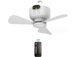 Ventilador De Techo Usb Que Crea Una Refrescante Circulación De Aire Para Una Experiencia De Acampada Óptima.