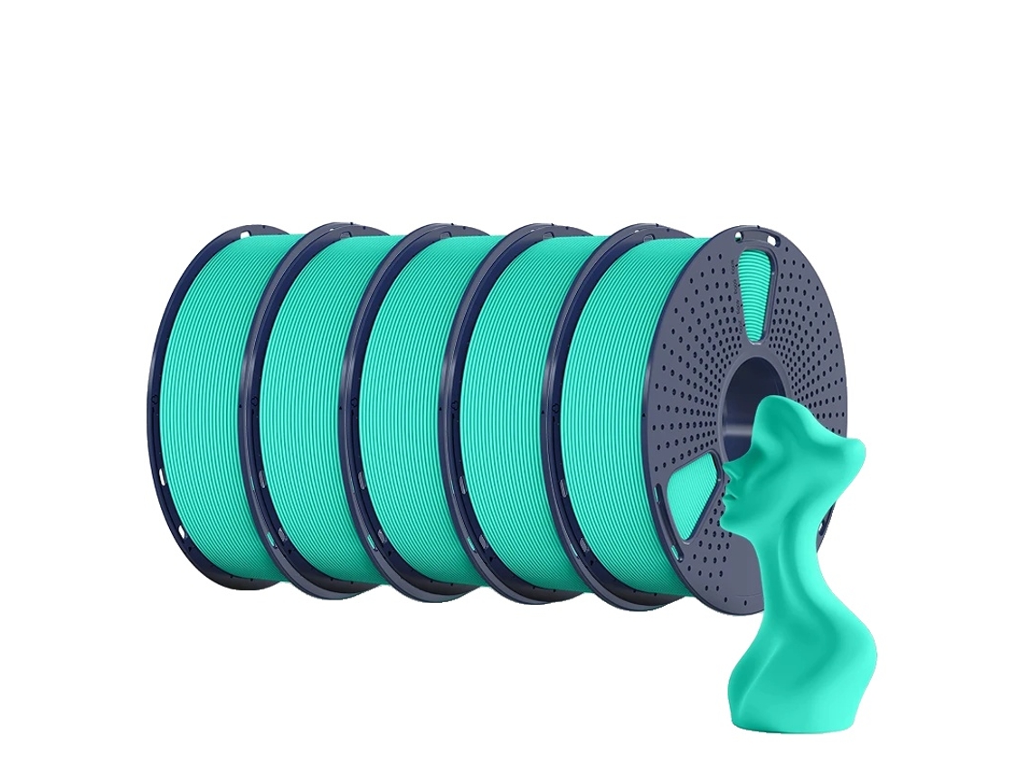 Filamento para impresora 3D, impresión de alta velocidad, acabado mate, Hsmpetg verde menta OEM