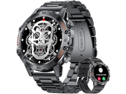 Reloj inteligente para hombre con llamadas Bluetooth, pantalla táctil HD de 1,39", resistente al agua hasta 5 ATM, monitor de presión arterial y monitor de ritmo cardíaco. Bestvite