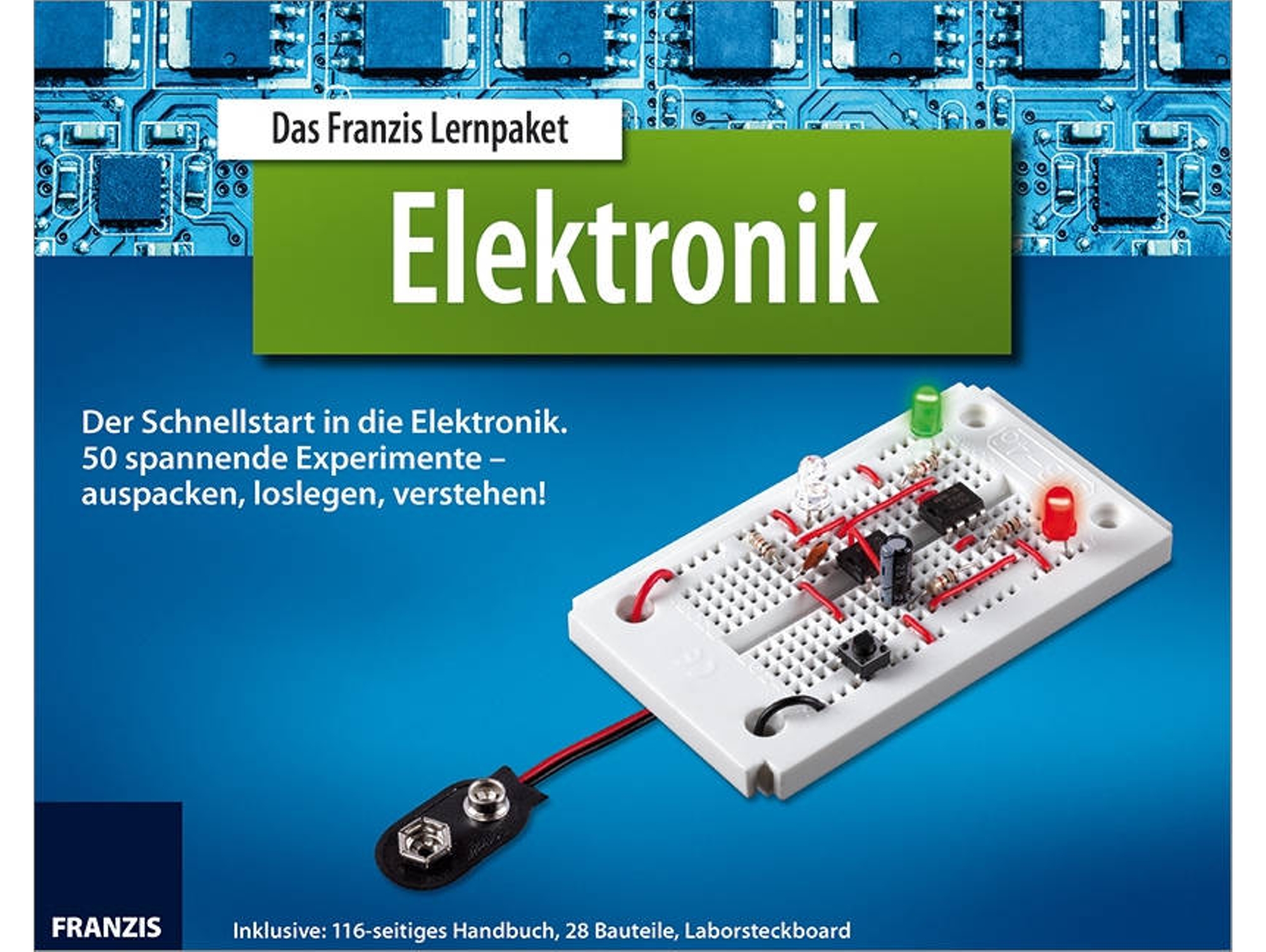 Kit de Ciencia FRANZIS VERLAG Lernpaket Elektronik