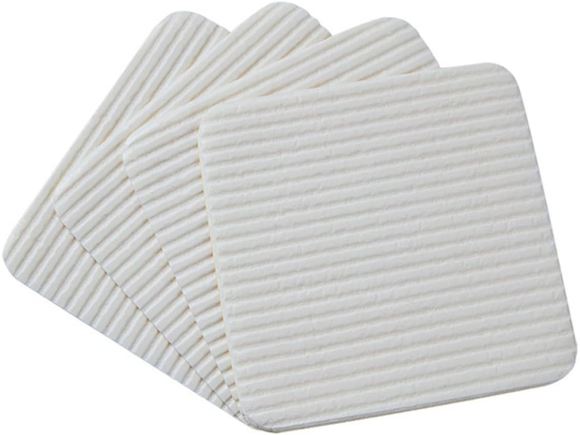 Pegatinas Antideslizantes, Fijación Antirrebote, 8 Unidades Con Adhesivo, Parche Antideslizante Blanco Para Alfombras.