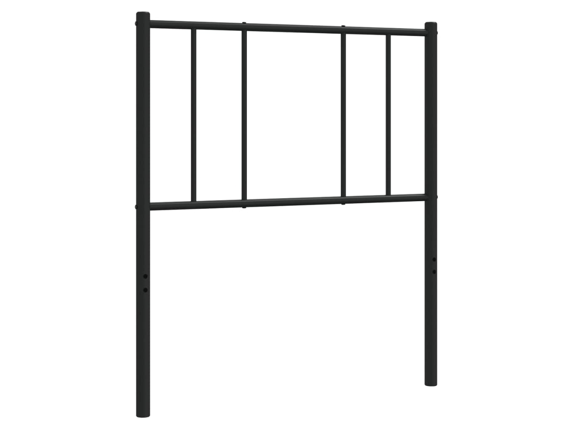 Cabecero de repuesto 107 cm Metal Negro MAISON EXCLUSIVE