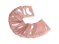 50 Pares/set De Parches De Hidrogel Para Extensiones De Pestañas Debajo De Los Ojos, Color Rosa.