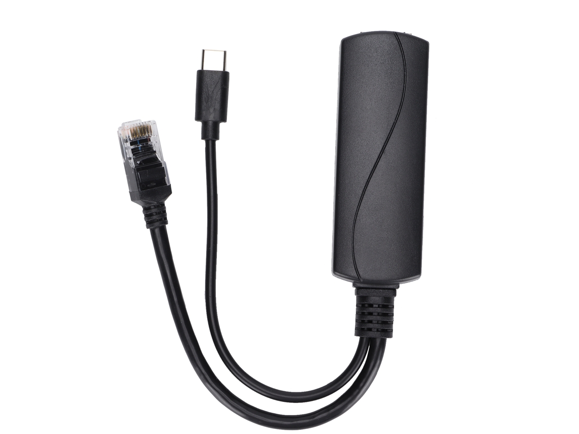 Divisor Poe Rj45 Com Proteção De Isolamento Suporta Ieee 802.3af 48v Para 5v Para Lares Escolas Escritórios