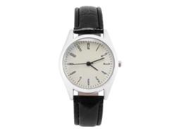 Reloj De Pulsera Analógico Para Mujer Con Correa De Poliuretano Y Caja De Aleación - Negro