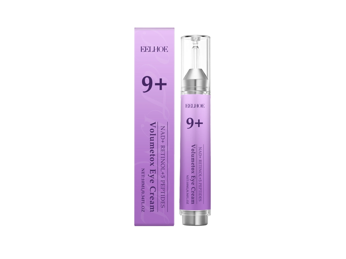 Crema para el contorno de ojos con retinol para reducir arrugas y ojeras.