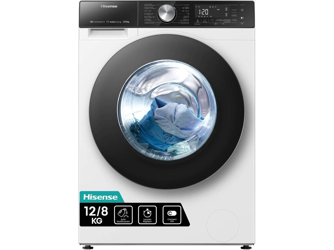 Lavasecadora HISENSE WD5S1245BW (12/8 kg - 1400 rpm - Blanco)