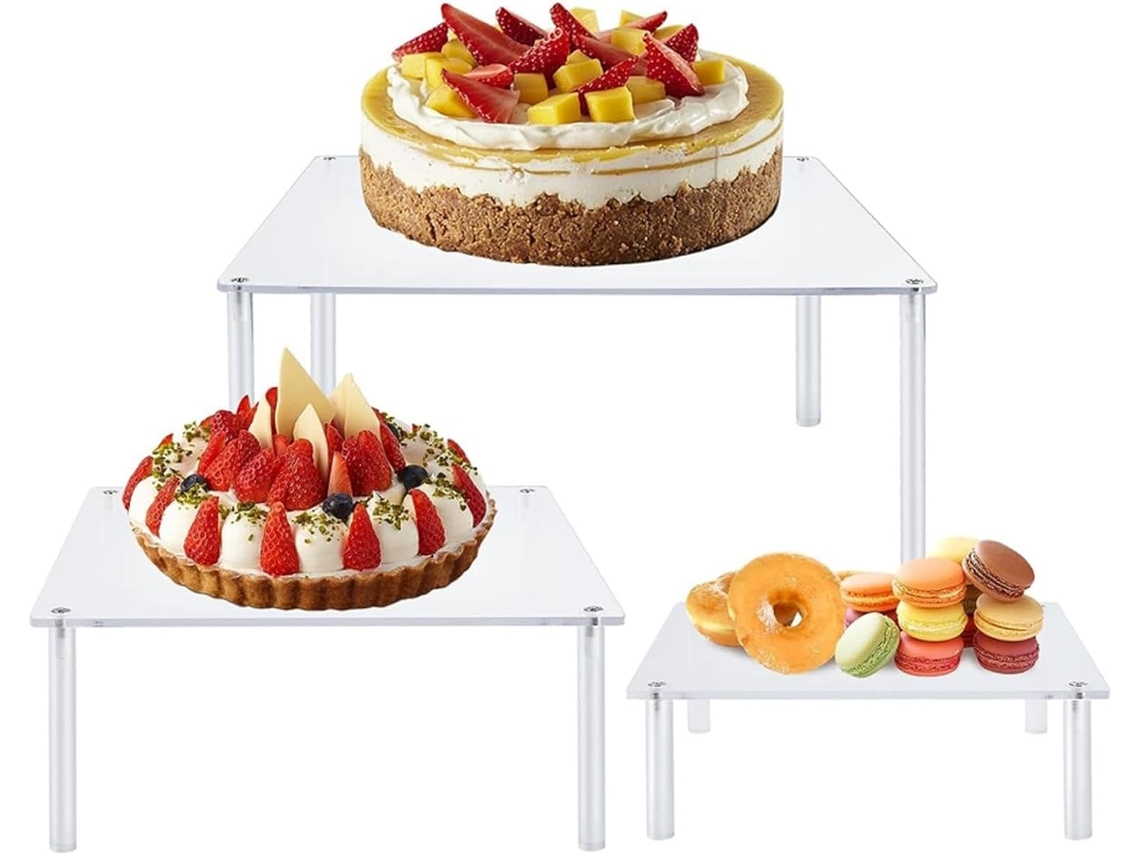 Soporte acrílico para tartas | Soporte para tartas, cupcakes y postres, Gokoco