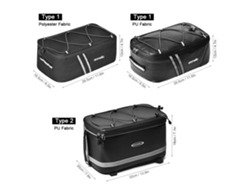 Bolsa Trasera Para Bicicleta Con Funda Impermeable De 7 Litros. Bolsa Para Portaequipajes Trasero De Bicicleta.