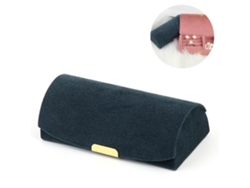 EIOORORRIY A Caixa De Joias Arqueada De Alta Qualidade, Bolsa Portátil Para Viagem, Armazenamento De Pulseiras E Brincos