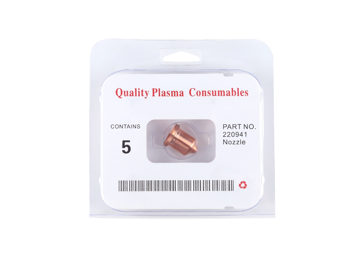 5 Boquillas Para Antorcha De Corte Por Plasma De 45 A (220941) Compatibles Con Max65