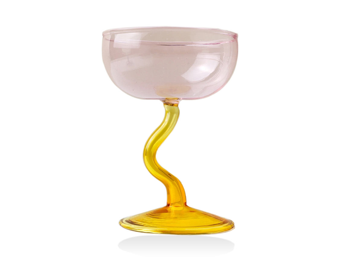 Vaso de Postre de Vidrio, 240ml, Ideal para Helados, Ensaladas y Cócteles JEIIBRZUI