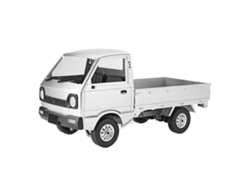 Camión Militar Todoterreno Rc Awpl D12 1/10 2.4g 2wd Blanco, Modelo De Vehículo De Juguete Con Varias Baterías.