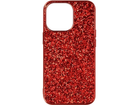 Carcasa iPhone 13 Pro Max AVIZAR Brillante Acabado Antideslizante Rojo