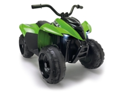 Quad Eléctrico Kawasaki 12v Verde Injusa | Ruedas Anchas | 2-5 Años