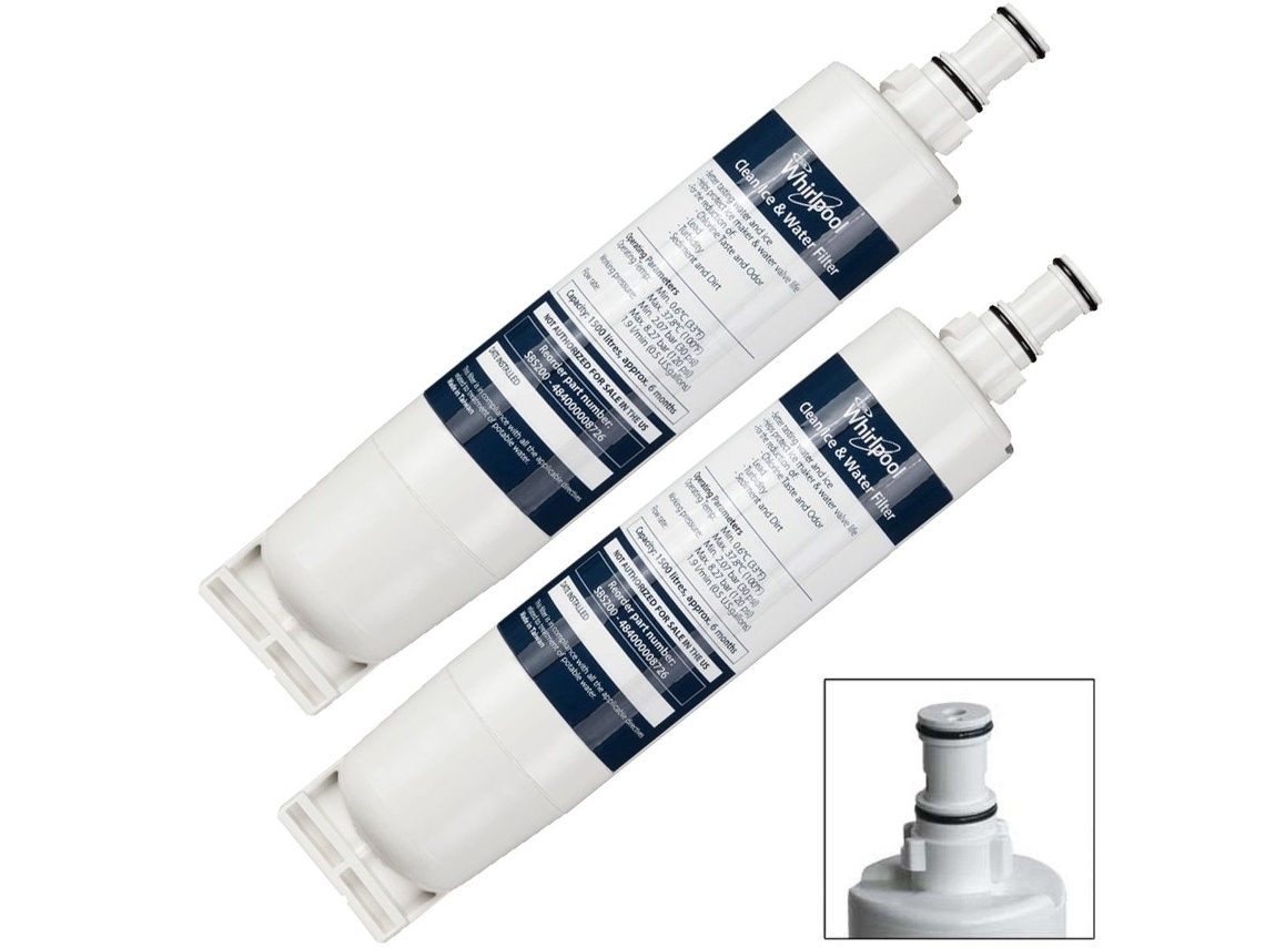 Juego de 2 Cartuchos de Filtros de Agua Sbs002 Sbs002X2 WHIRLPOOL