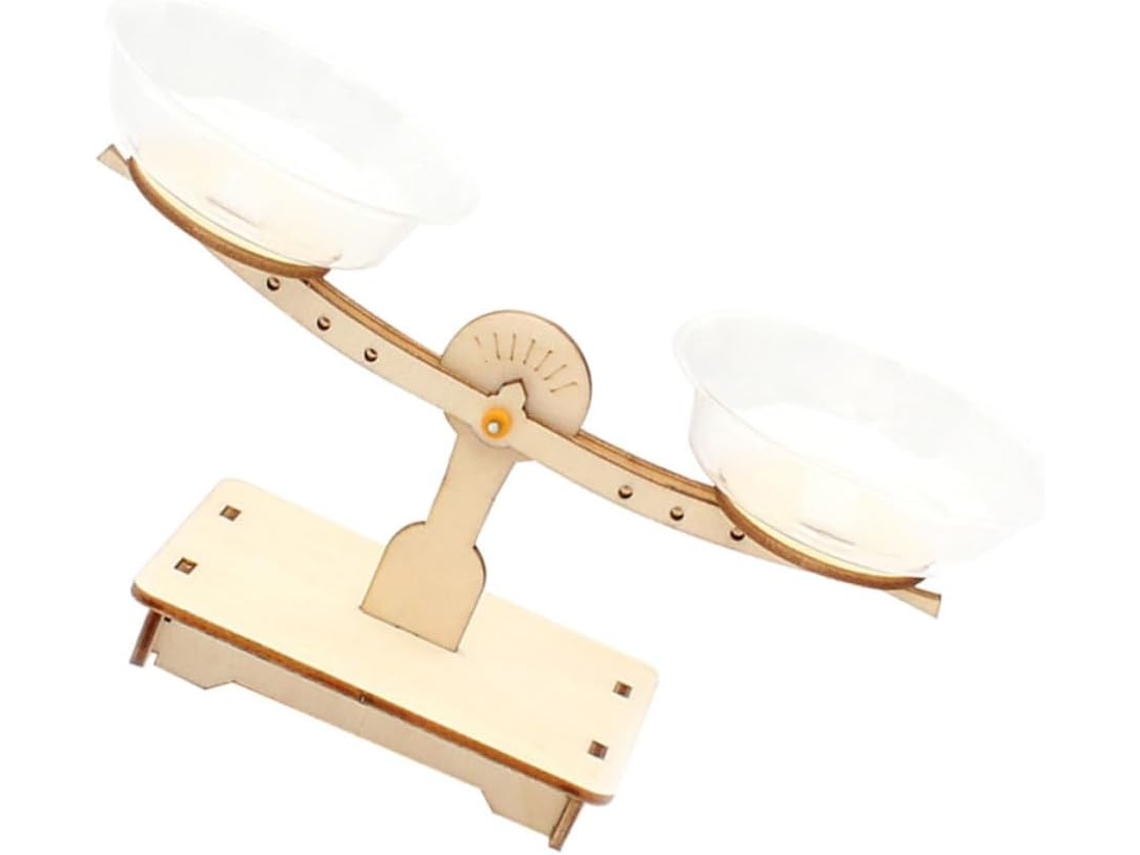 Juego De Balanza Educativa De Madera De 3 Piezas Para Niños Y Niñas
