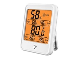 Termômetro E Higrômetro Digital Para Ambientes Internos. Monitor De Temperatura.