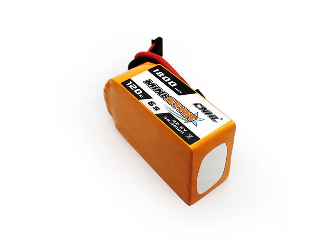 Batería CNHL Ministar de 22,2 V, 1800 mAh, 120 C, 6 s, Lipo, conector XT60 para dron RC, FPV, cuadricóptero de carreras