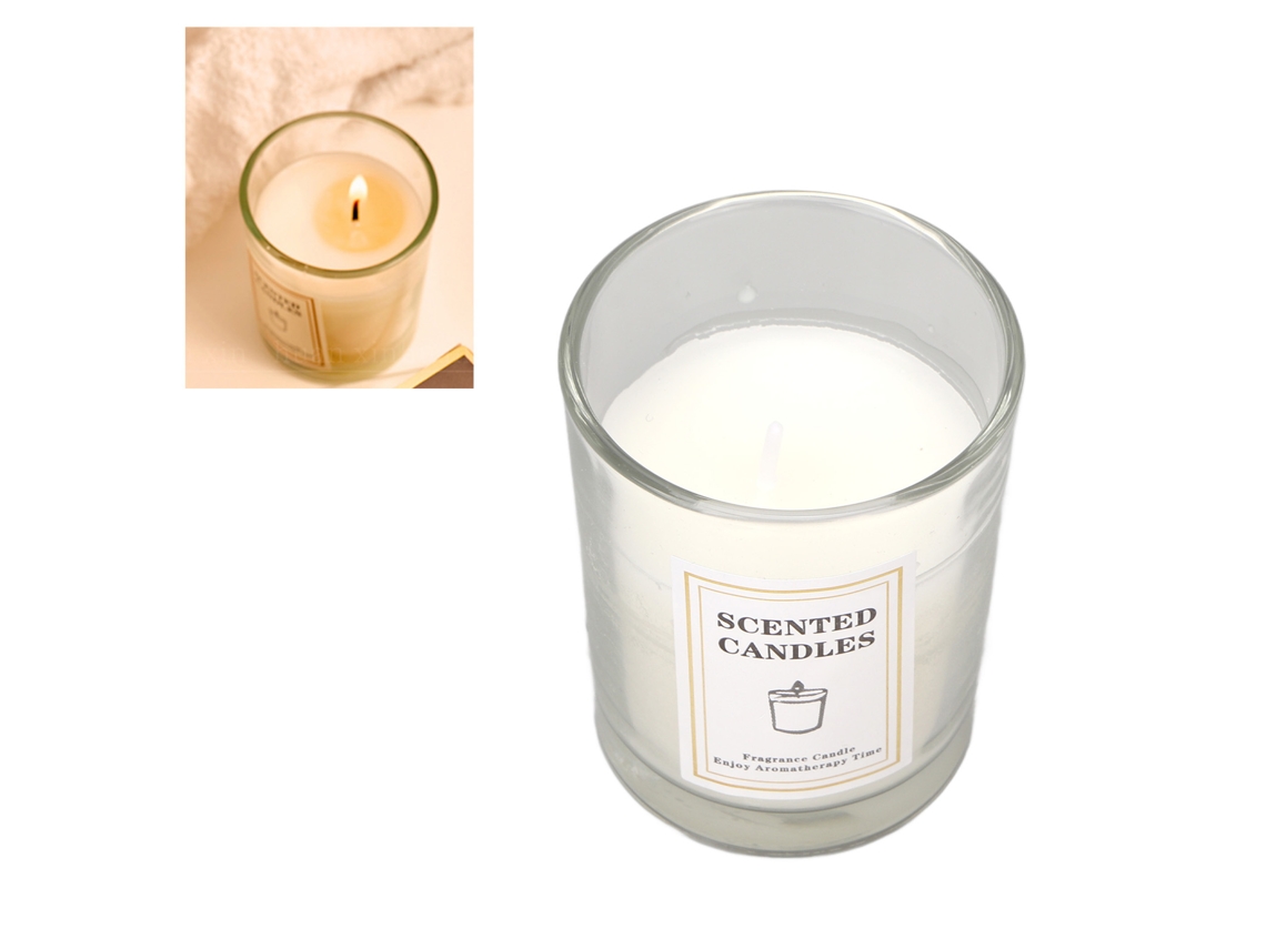 Vela Aromática De Cera De Soja Para Aromaterapia, Ideal Para Dormitorio, Oficina, Bar O Como Regalo - 15 Horas De Duración.