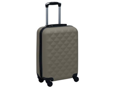 MAISON EXCLUSIVE - Maleta trolley con ruedas rígida ABS gris antracita