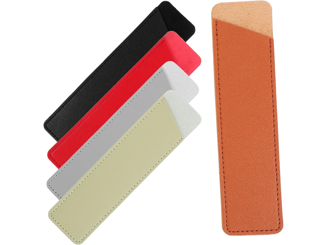 Estuches acolchados de piel, bolsa para accesorios de pluma estilográfica, portalápices, caja organizadora.